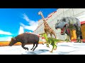 Who Can Escape The Jaws Of The Old Goat Rex - Animal Revolt Battle Simulator