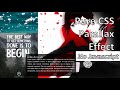 Pure CSS parallax Scrolling Effect | No Javascript ( CSS Only ).