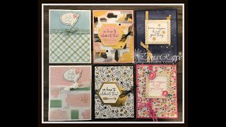 6 cards created with the Abstract Beauty Suite