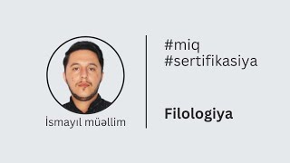 İsmayıl müəllim | Filologiya-5 ədəd test izahı