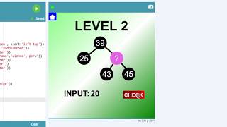 Binary Search Tree Game