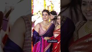 Hot kajol cleavage in durga puja, Saree fashion Bollywood actress Saree #music #song #love #upsc