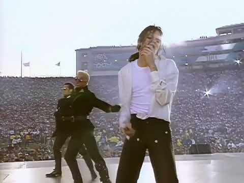 Michael Jackson - Super Bowl Performance 1993 [AI UPSCALED 4K 60 FPS]