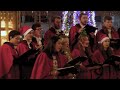 St Salvator's Chapel Choir sing 'Ding Dong, Merrily on High'