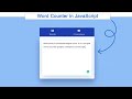 How to Create a Word Counter in JavaScript | JavaScript Word Counter
