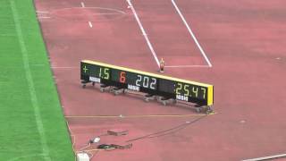 H28　関東学生新人　女子200m　予選6組