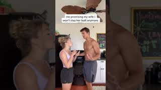 me promising my wife i won't slap her butt anymore #shorts