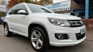 2015 Volkswagen Tiguan 2.0 TDi BlueMotion R-Line White 5 Door SUV Automatic Diesel