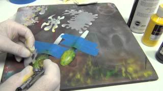 CLINIC: Airbrushing "True Fire" Green Flames (Part 2)