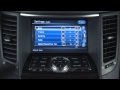 2014 Infiniti QX70 - Control Panel and Touch Screen Overview