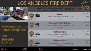 Lafd Live Los Angeles Fire Department Scanner Radio Fire Ems 20 Mar