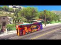 franklin shinchan doraemon little shingham new bus journey with pushpa pushpa luxury bus gta 5