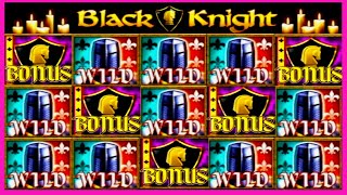 ★★JACKPOT HANDPAY★★$37 BETS★★BLACK KNIGHT HIGH LIMIT SLOT MACHINE BUENO DINERO MUSEUM SLOTS WMS