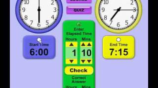 Elapsed Time Clock Teaching Tool Demo