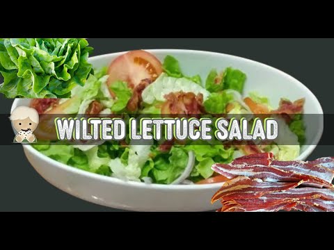 Southern Wilted Lettuce with Hot Bacon Dressing Recipe