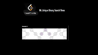 96. Unique Binary Search Trees Leetcode Python with Explanation | Unique Binary Search Trees