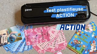 TEST PLASTIFIEUSE ACTION #action #diy#tut#tips #tutorial #plastifiseuse