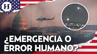 “Helicóptero invadió el espacio aéreo” Experta explica qué pudo causar el accidente en Washington