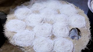 Soft and Fluffy Idiyappam Making | String Hopper | Indian Famous Night Street Food | Foodegy