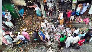 ভোলার বোরহানউদ্দিন উপজেলার কুঞ্জেরহাট বাজারের একটি মুদির দোকানে অগ্নিকাণ্ডের ঘটনা ঘটে।