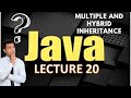 Java | Inheritance in Java | Hybrid Inheritance and Multiple Inheritance in Java with examples