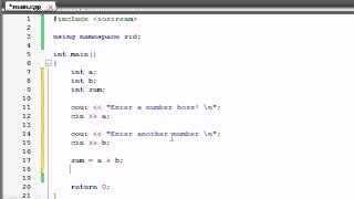 C Programming- 5 Creating a Basic Calculations