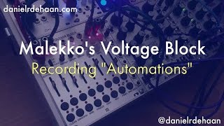 Malekko Voltage Block - Recording \