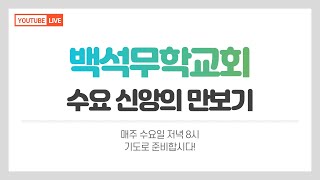 [백석무학교회] 11월24일 신앙의만보기 생중계