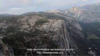 Wingsuit BASE - Upper Yosemite Falls