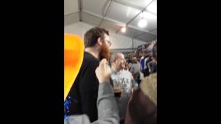 Beard tickling at reading beer festival.(6)