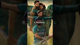 Top 10 Best Cricket Teams In The World 🌎 ll #shorts #knowledge #viral #cricket
