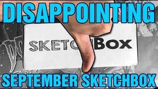 THE WORST!  Sketchbox Unboxing September - 2020