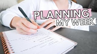 HOW I PLAN MY BLOGGING WORK WEEK: The strategy I use to be productive \u0026 GET MORE DONE in less time