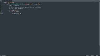 Leetcode 408. Valid Word Abbreviation in Python | Python Leetcode | Python Coding Tutorial | ASMR