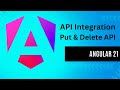 Angular CRUD Tutorial: Update & Delete Employees Using PUT and DELETE APIs