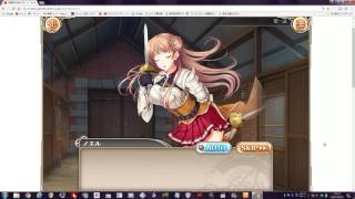 (プレイ動画)DMMゲーム　神姫PROJECT R　降臨戦特別イベント　神姫ロマンツェ(姫騎士物語★サクラ降臨戦)　ストーリー　1~3話