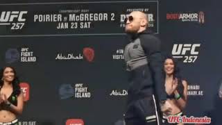 Conor McGregor and Dustin Poirier 2 Weigh-Ins - (Final Faceoff) UFC 257