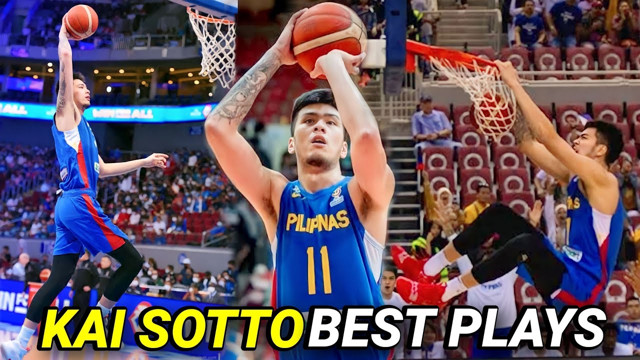 Kai Sotto FIBA Highlights! DUNKS , BLOCKS | Kai Sotto Gilas Pilipinas ...