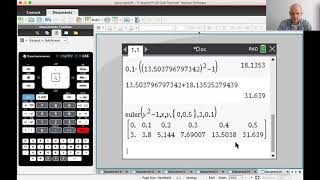 Euler's Method on a Differential Equation pg 6, pg 1
