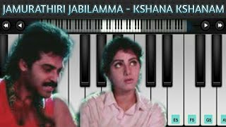 jamurathiri jabilamma song on #keyboard #kshanakshanam #sridevi #venkatesh