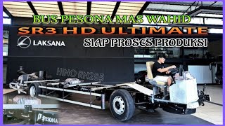 Download Mp3 0 KM LAGI Bus PESONA Mas Wahid SR3 Ultimate Hino RN 285 Masuk Laksana