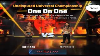 Wr2d 2k24 The Rock vs Roman Reigns