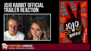 JOJO RABBIT (Official TRAILER) The Popcorn Junkies REACTION