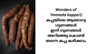 കപ്പയുടെ ആരോഗ്യ ഗുണങ്ങൾ | Benefits of Tapioca | Wonders of kappa