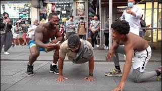Can Random Guy From Brooklyn do 150 CLEAN Push ups for $100!? | $100 Challenge