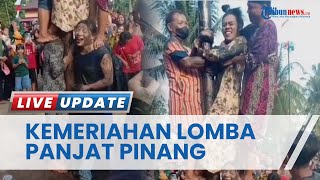 Kemeriahan Lomba Panjat Pinang hingga Tarik Tambang di Ketapang, Warga Antusias Menyaksikan