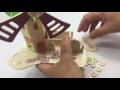 diy miniature childishness windmill cottage ~ woodcraft construction kit