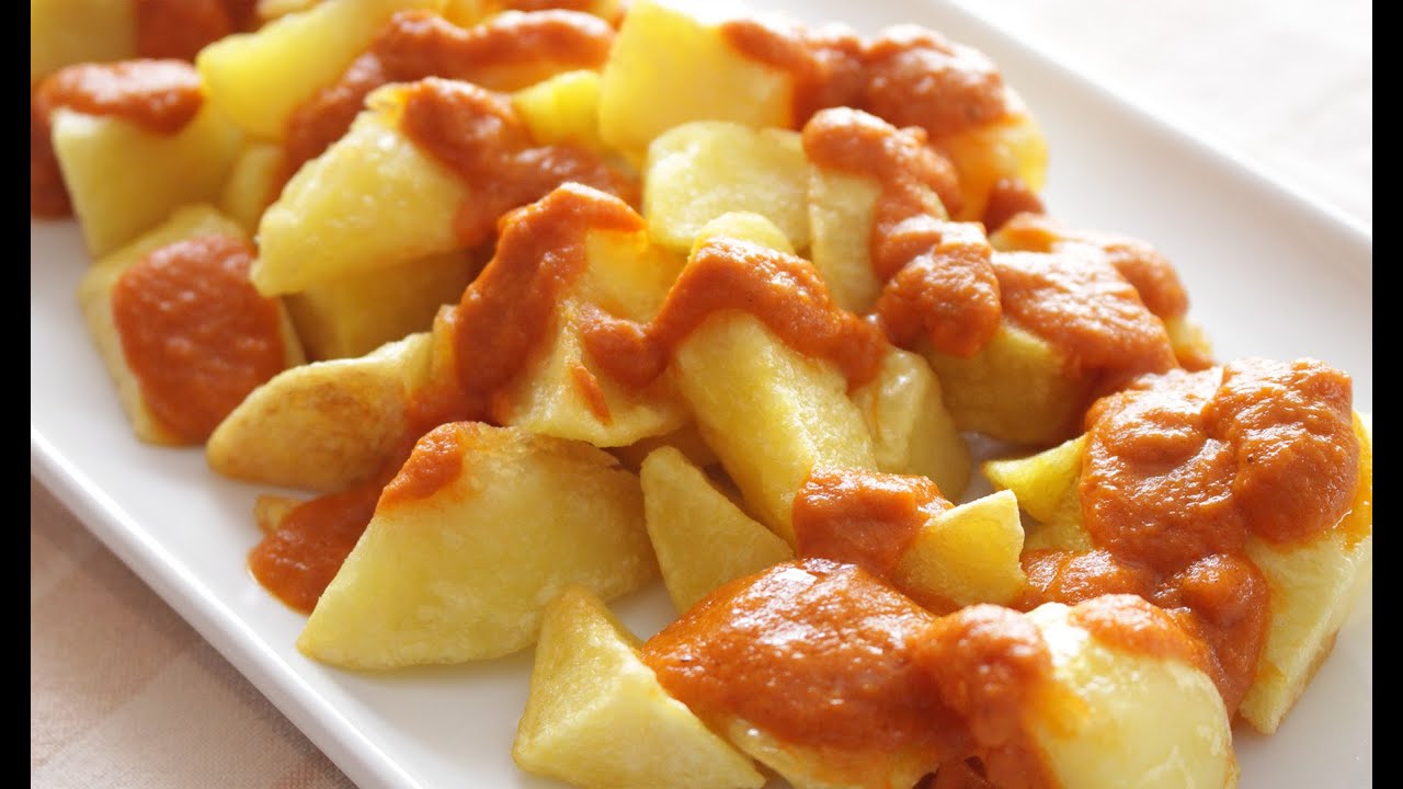 Patatas Bravas Receta Tradicional - YouTube