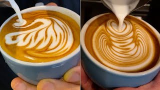 Amazing Cappuccino Latte Art Skills 2020