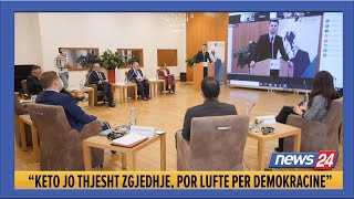 Basha denoncon te pasardhësi i Merkel krimin dhe korrupsionin: SHBA dhe BE të flasin qartë